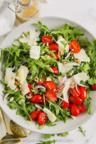 Gemakkelijke rucola-salade – besteed met centen